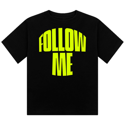 Follow Me  Neon UV Reactive Cropped Tshirt