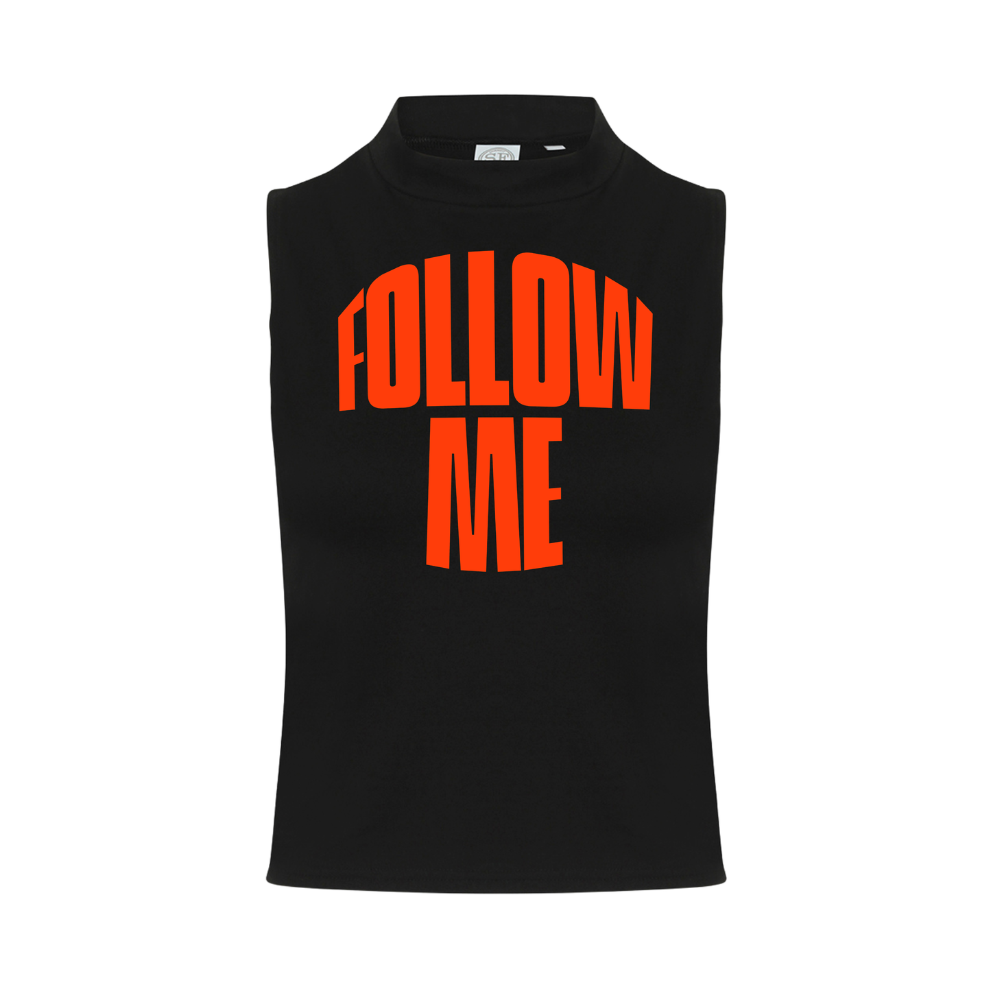 Follow me Neon UV Reactive Sleeveless Crop
