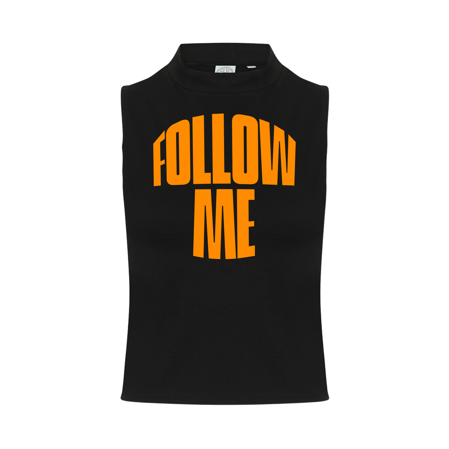 Follow me Neon UV Reactive Sleeveless Crop
