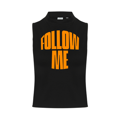 Follow me Neon UV Reactive Sleeveless Crop