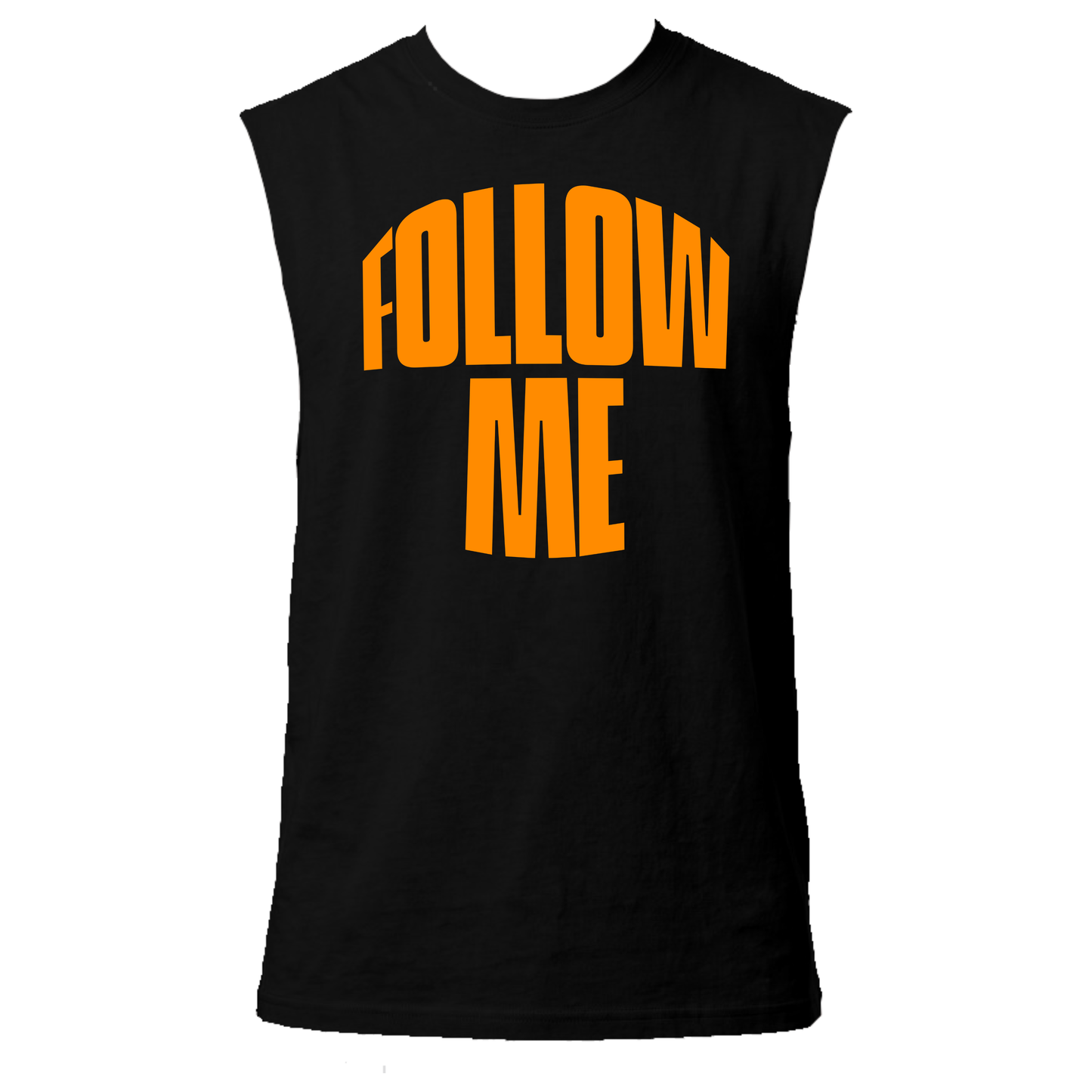 Follow Me Neon UV Reactive Sleeveless Tshirt