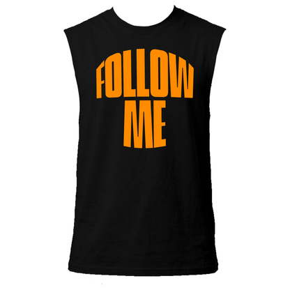 Follow Me Neon UV Reactive Sleeveless Tshirt