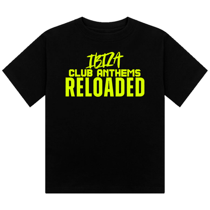 Ibiza Club Anthems Neon UV Reactive Cropped Tshirt
