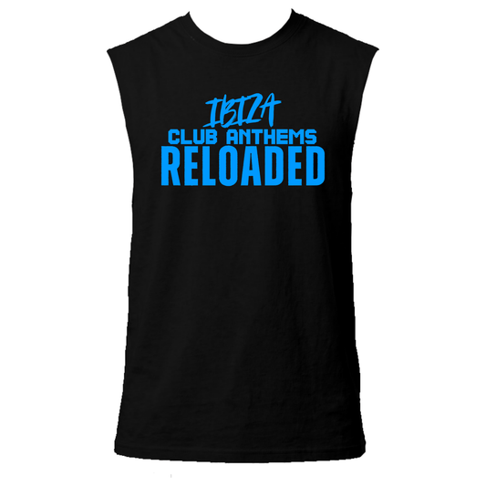 Ibiza Club Anthems Neon UV Reactive Sleeveless Tshirt