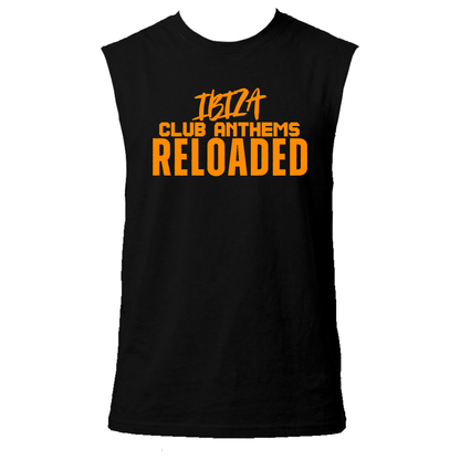 Ibiza Club Anthems Neon UV Reactive Sleeveless Tshirt