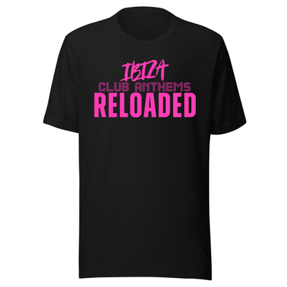 Ibiza Club Anthems UV Reactive Classic Short Sleeved Tshirt