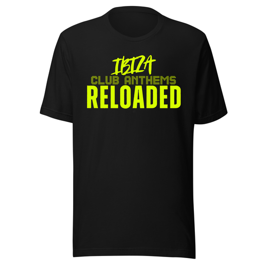 Ibiza Club Anthems UV Reactive Classic Short Sleeved Tshirt
