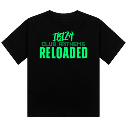 Ibiza Club Anthems UV Reactive Cropped Tshirt
