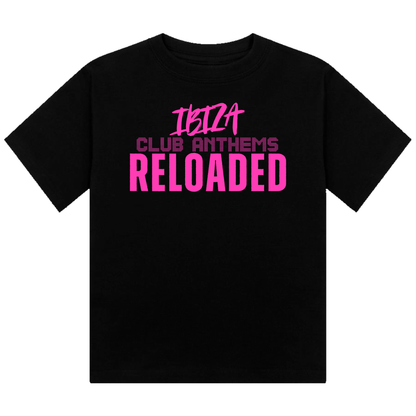 Ibiza Club Anthems UV Reactive Cropped Tshirt