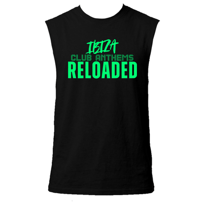 Ibiza Club Anthems UV Reactive Sleeveless Tshirt