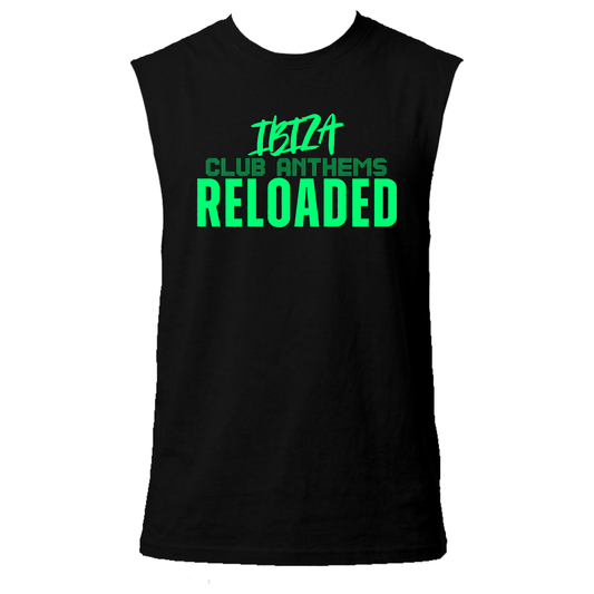 Ibiza Club Anthems UV Reactive Sleeveless Tshirt
