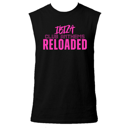 Ibiza Club Anthems UV Reactive Sleeveless Tshirt