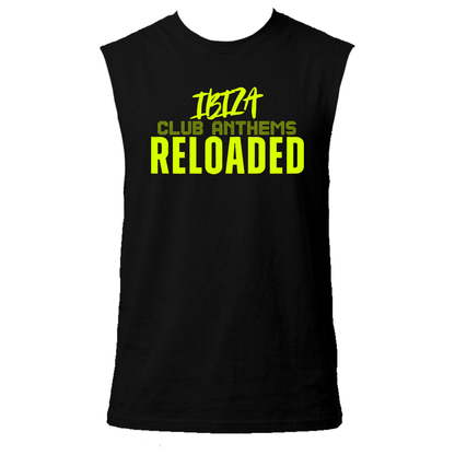 Ibiza Club Anthems UV Reactive Sleeveless Tshirt