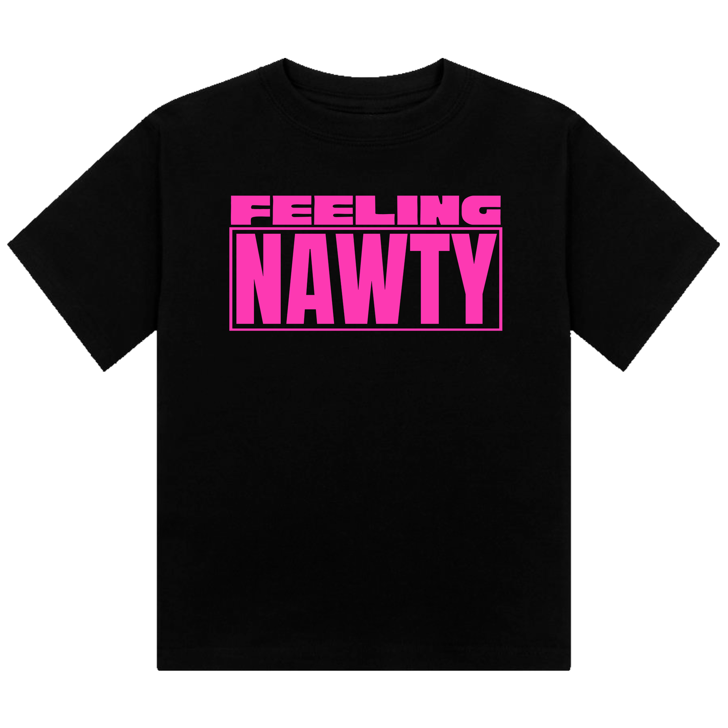 Feeling Nawty Neon UV Reactive Cropped Tshirt