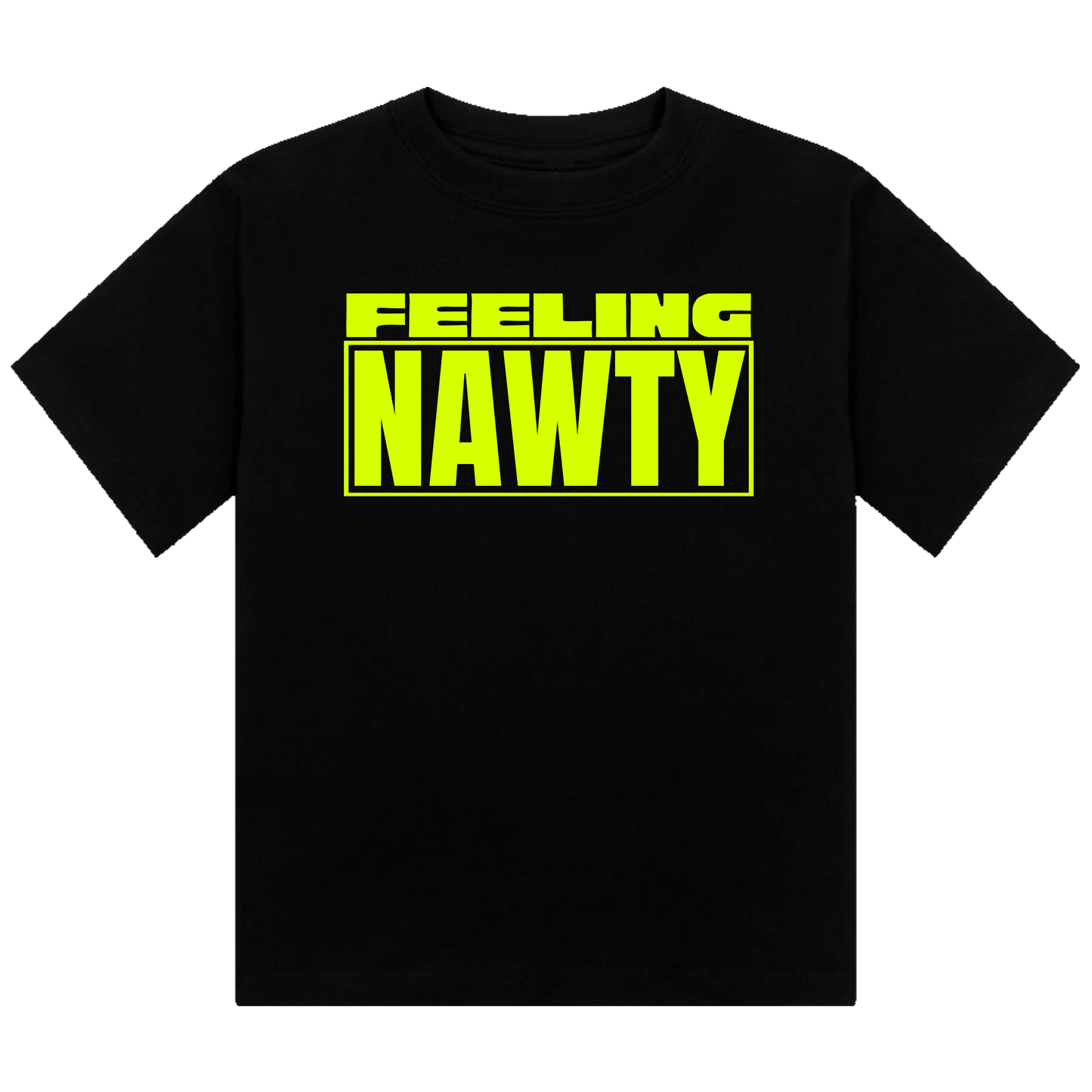 Feeling Nawty Neon UV Reactive Cropped Tshirt