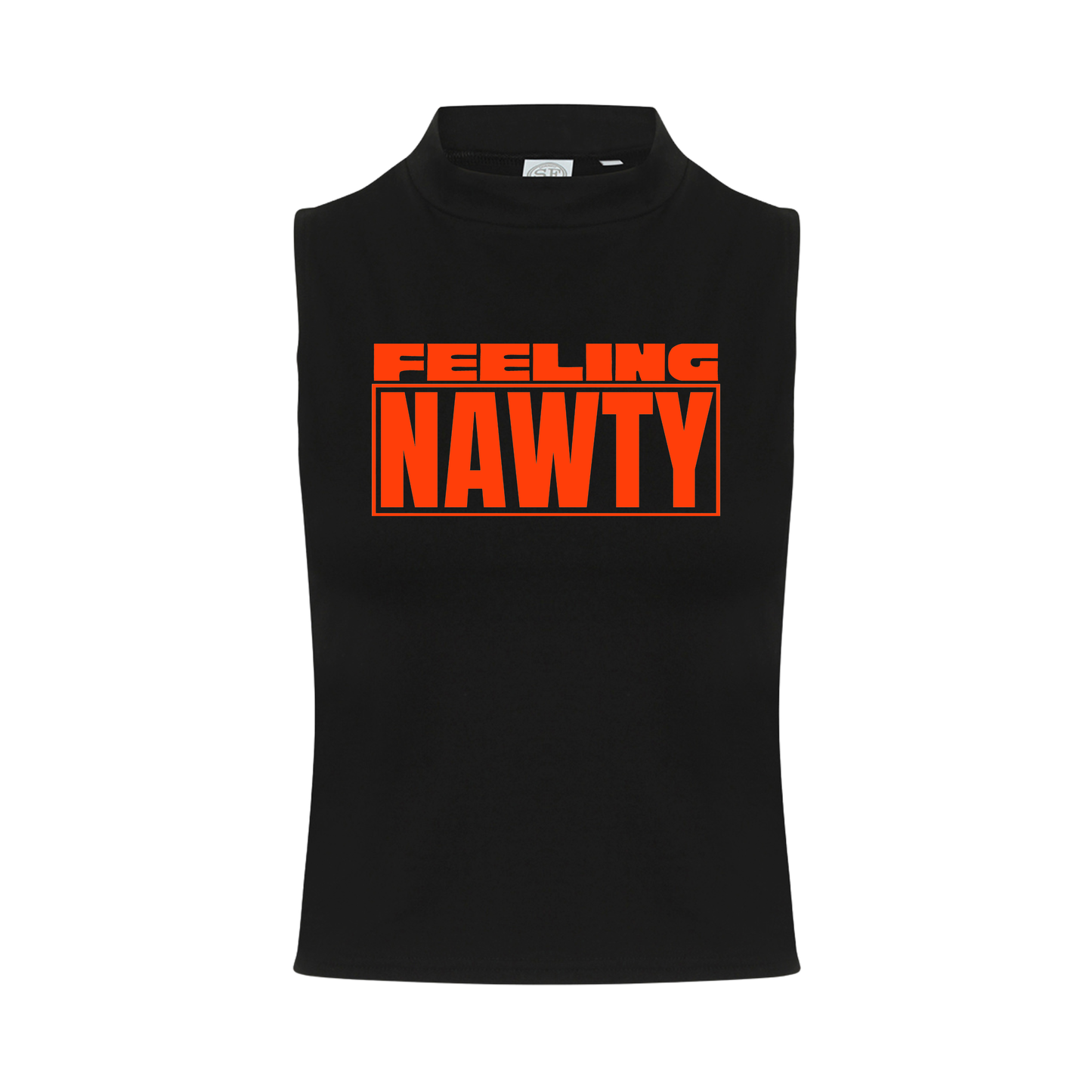 Feeling Nawty Neon UV Reactive Sleeveless Crop