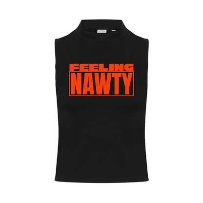 Feeling Nawty Neon UV Reactive Sleeveless Crop
