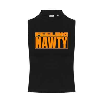 Feeling Nawty Neon UV Reactive Sleeveless Crop