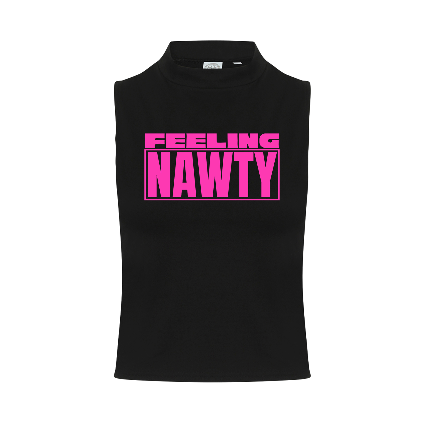 Feeling Nawty Neon UV Reactive Sleeveless Crop