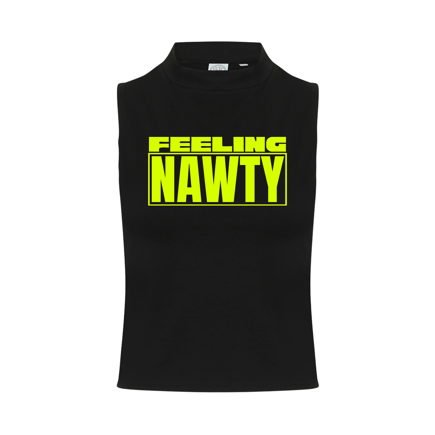 Feeling Nawty Neon UV Reactive Sleeveless Crop