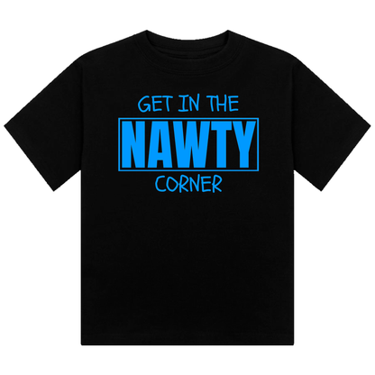 Get in the Nawty Corner Neon UV Reactive Cropped Tshirt