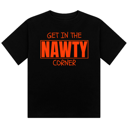Get in the Nawty Corner Neon UV Reactive Cropped Tshirt