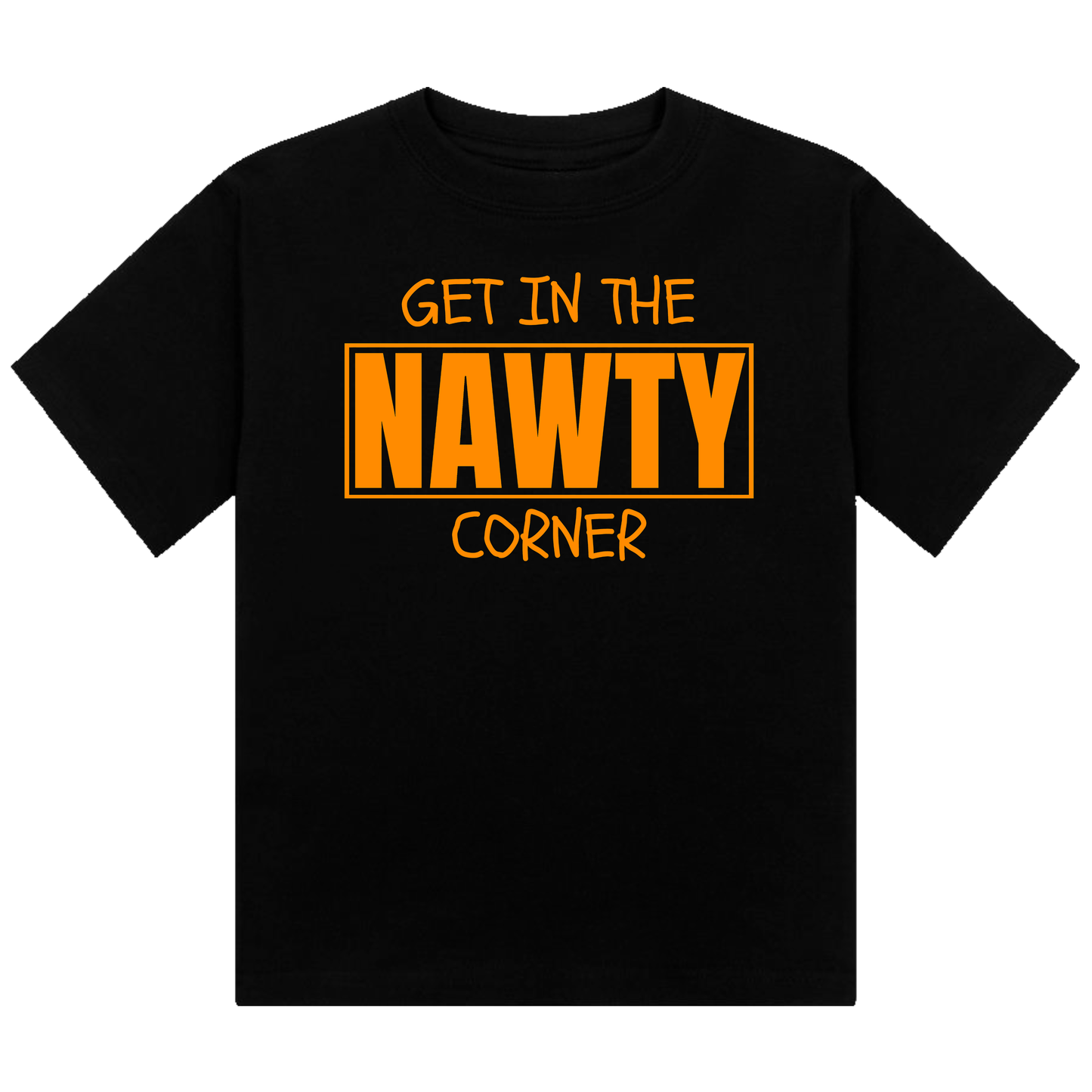 Get in the Nawty Corner Neon UV Reactive Cropped Tshirt