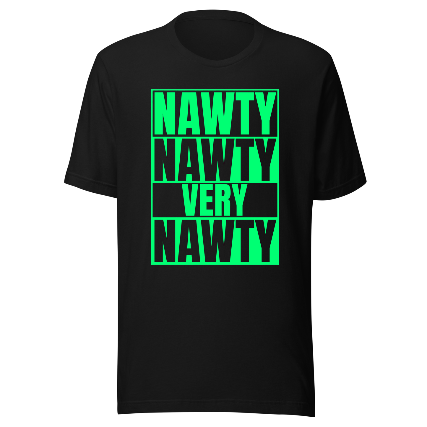 Nawty Nawty Very Nawty UV Reactive Classic Short Sleeved Tshirt