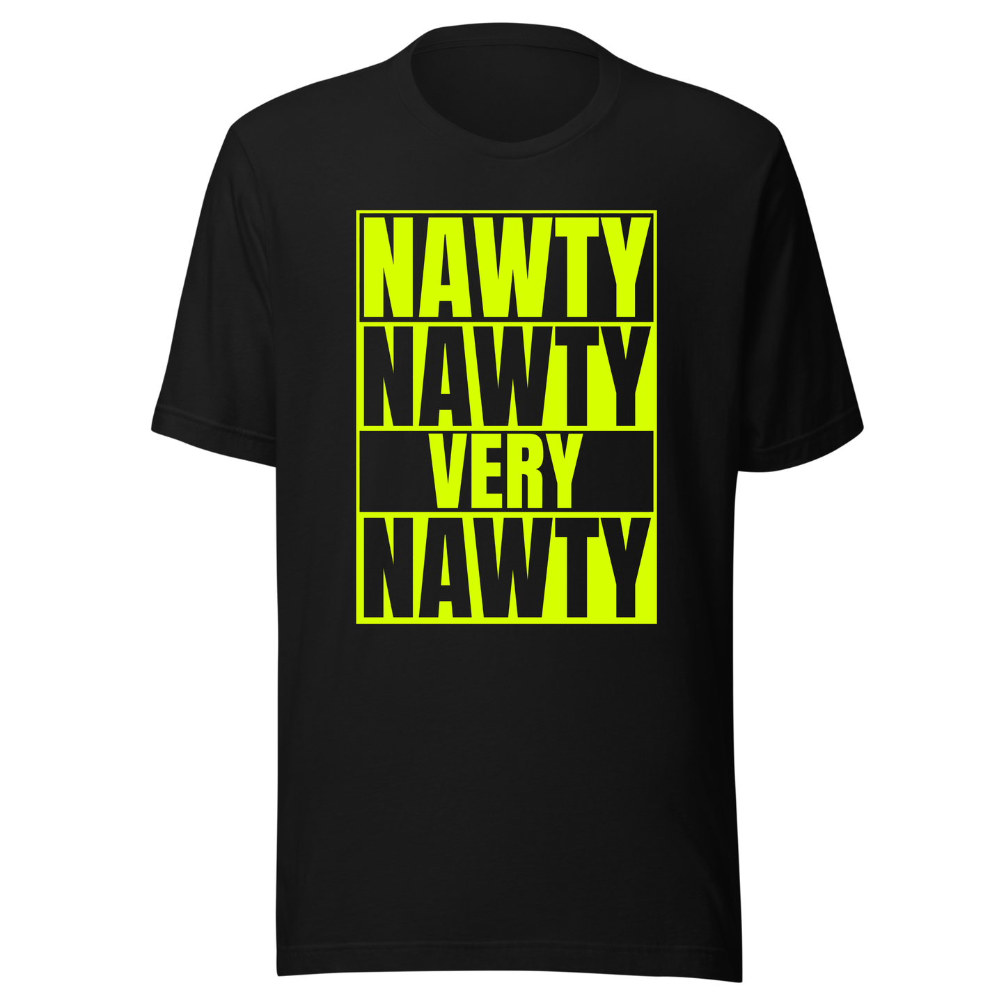 Nawty Nawty Very Nawty UV Reactive Classic Short Sleeved Tshirt