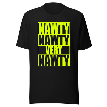 Nawty Nawty Very Nawty UV Reactive Classic Short Sleeved Tshirt