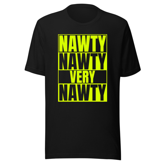Nawty Nawty Very Nawty UV Reactive Classic Short Sleeved Tshirt