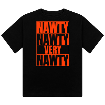 Nawty Nawty Very Nawty Neon UV Reactive Cropped Tshirt