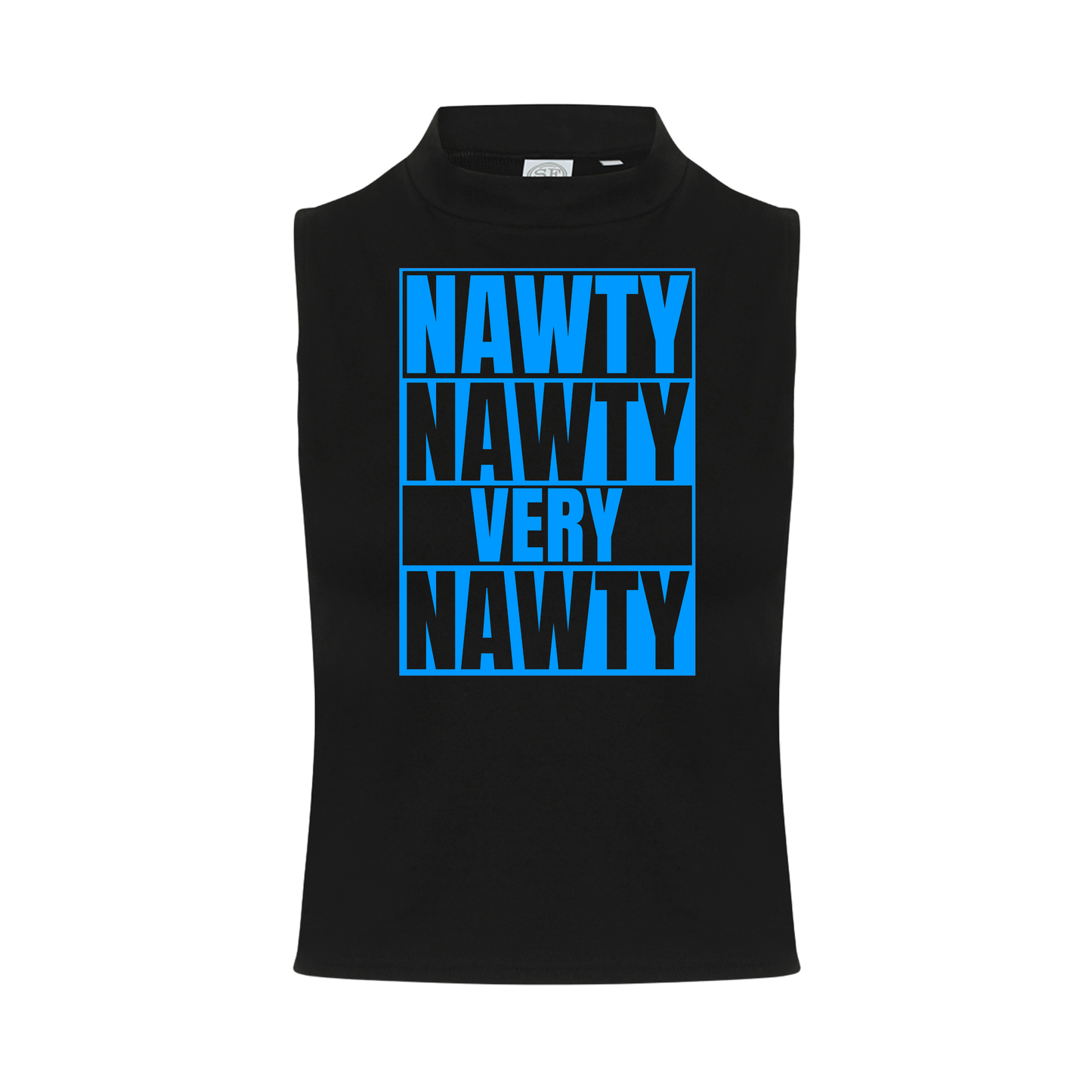 Nawty Nawty Very Nawty Neon UV Reactive Sleeveless Crop