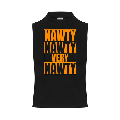 Nawty Nawty Very Nawty Neon UV Reactive Sleeveless Crop