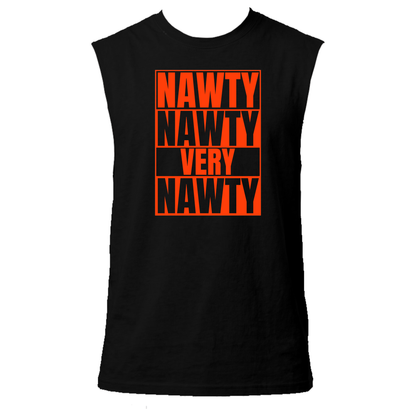 Nawty Nawty Very Nawty Neon UV Reactive Sleeveless Tshirt