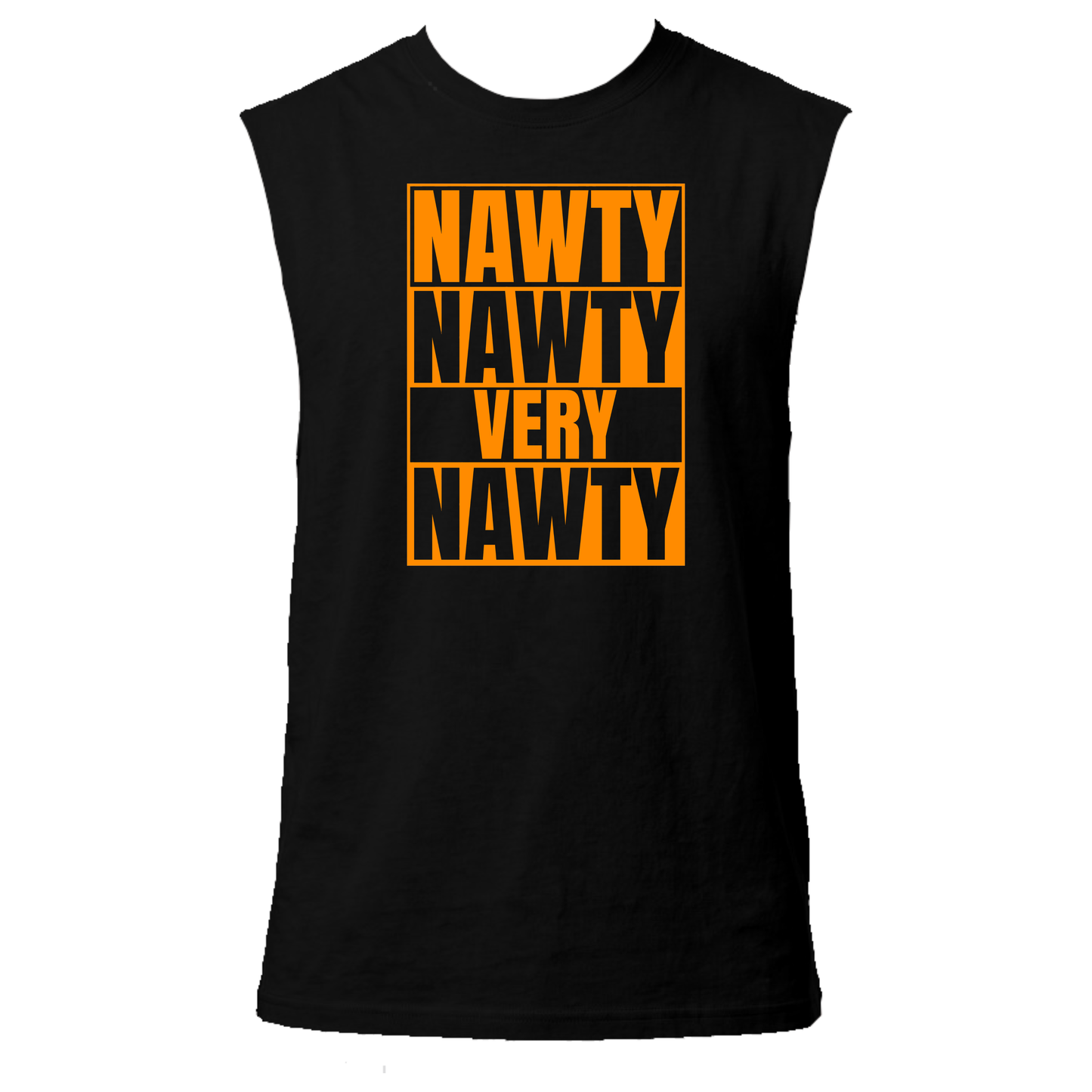 Nawty Nawty Very Nawty Neon UV Reactive Sleeveless Tshirt