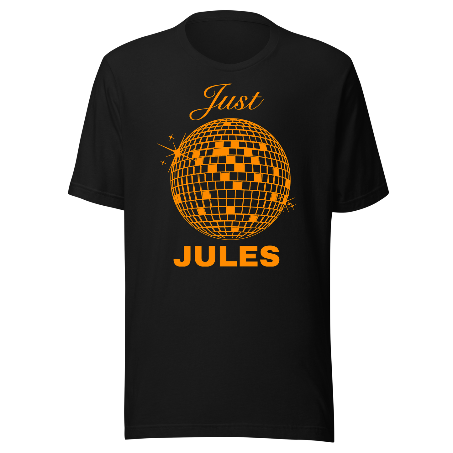 Just Jules Disco Ball UV Reactive Classic Short Sleeved Tshirt