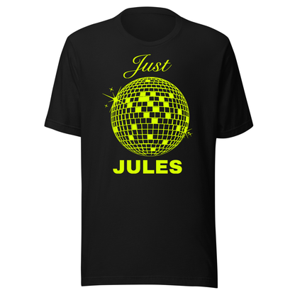 Just Jules Disco Ball UV Reactive Classic Short Sleeved Tshirt