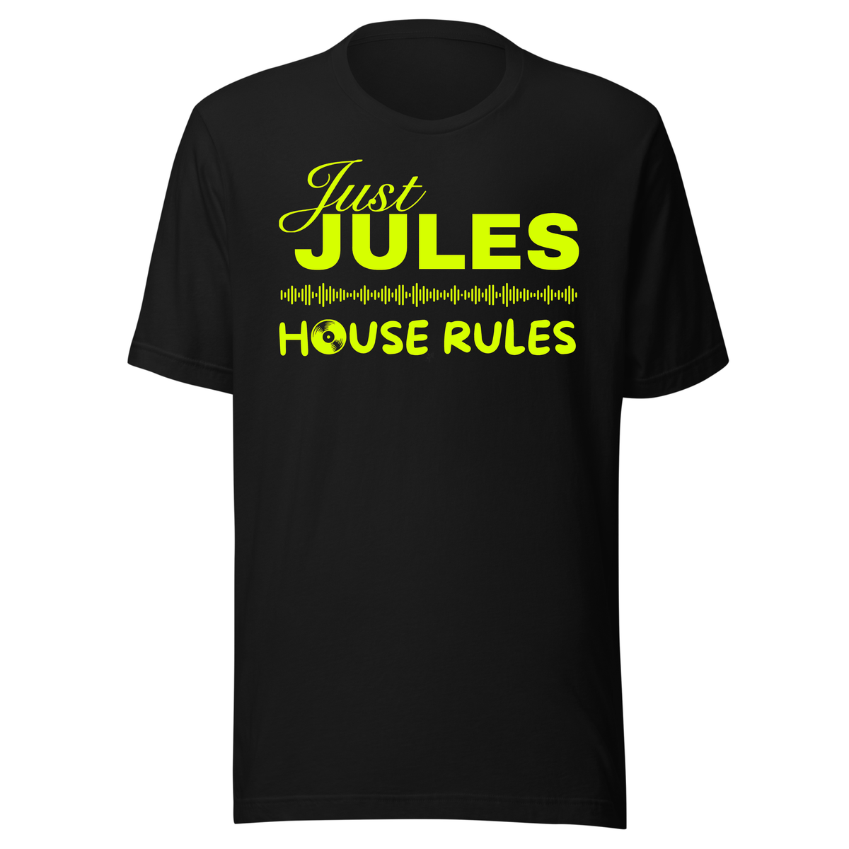 Just Jules House Rules UV Reactive Classic Short Sleeved Tshirt