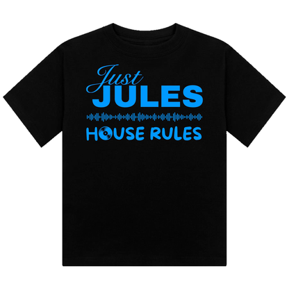 Just Jules House Rules Neon UV Reactive Cropped Tshirt