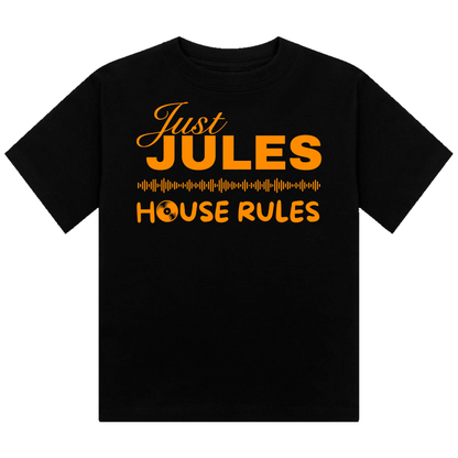 Just Jules House Rules Neon UV Reactive Cropped Tshirt