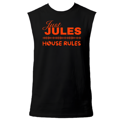 Just Jules House Rules Neon UV Reactive Sleeveless Tshirt