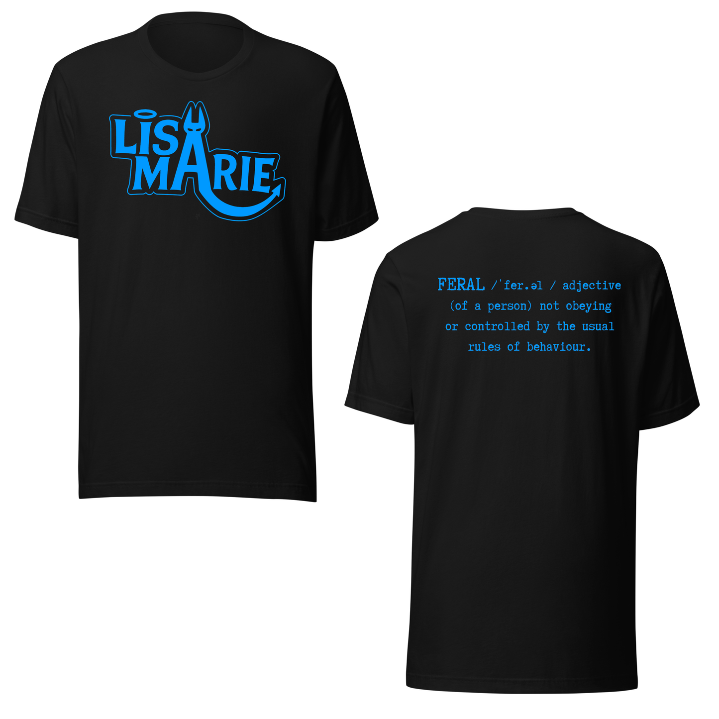 Lisa-Marie Definition of Feral UV Reactive Classic Short Sleeved Tshirt