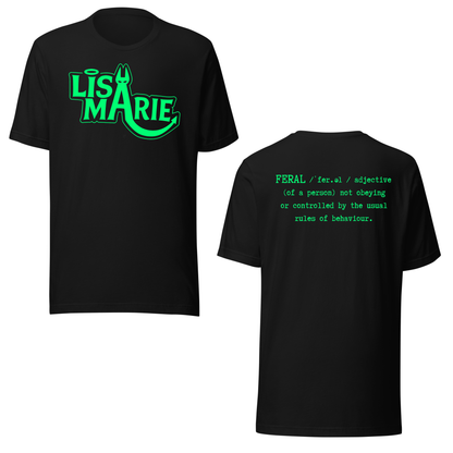 Lisa-Marie Definition of Feral UV Reactive Classic Short Sleeved Tshirt