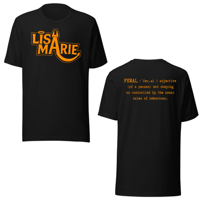 Lisa-Marie Definition of Feral UV Reactive Classic Short Sleeved Tshirt