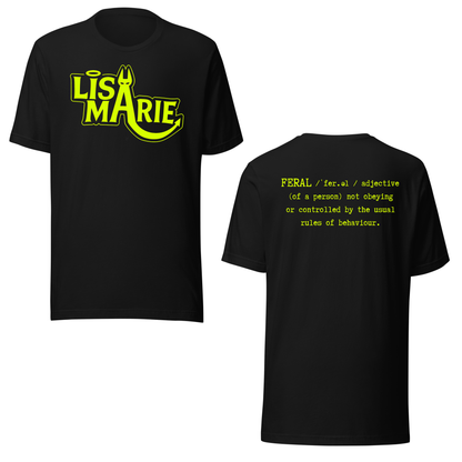 Lisa-Marie Definition of Feral UV Reactive Classic Short Sleeved Tshirt