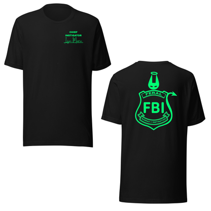 Lisa-Marie FBI UV Reactive Classic Short Sleeved Tshirt