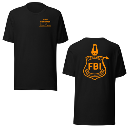 Lisa-Marie FBI UV Reactive Classic Short Sleeved Tshirt