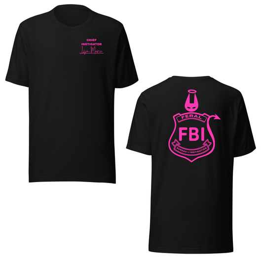 Lisa-Marie FBI UV Reactive Classic Short Sleeved Tshirt
