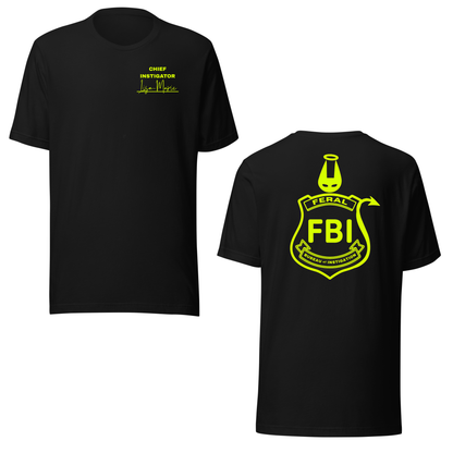Lisa-Marie FBI UV Reactive Classic Short Sleeved Tshirt
